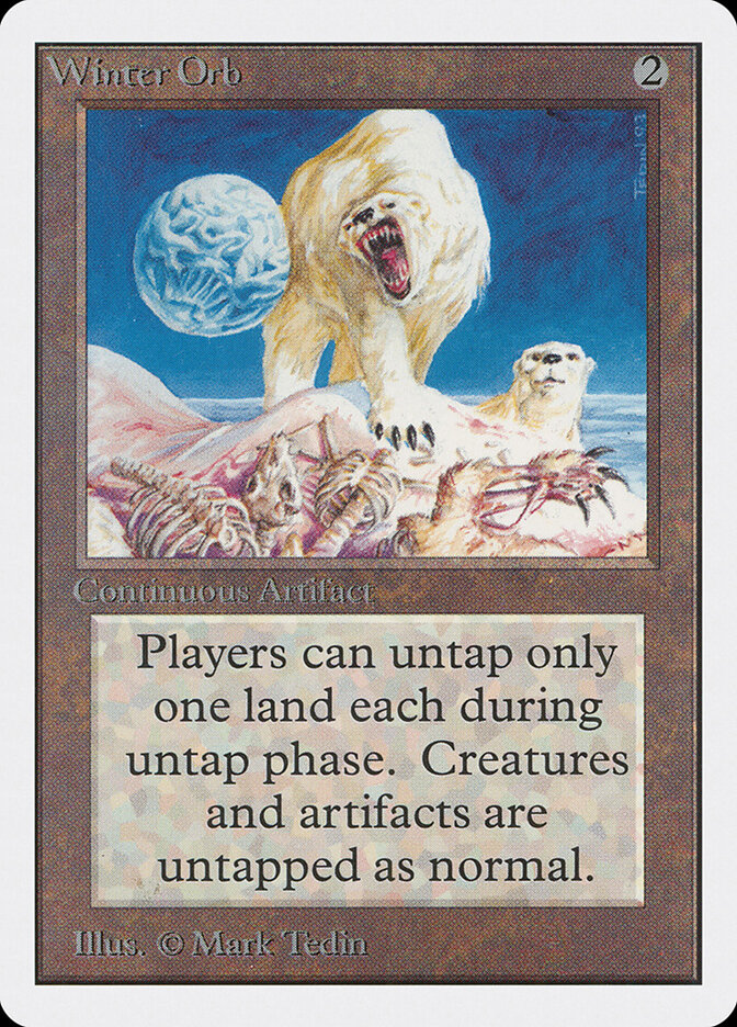 Winter Orb card front