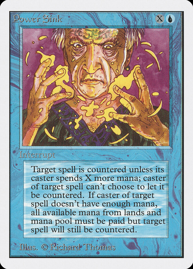 Power Sink card front