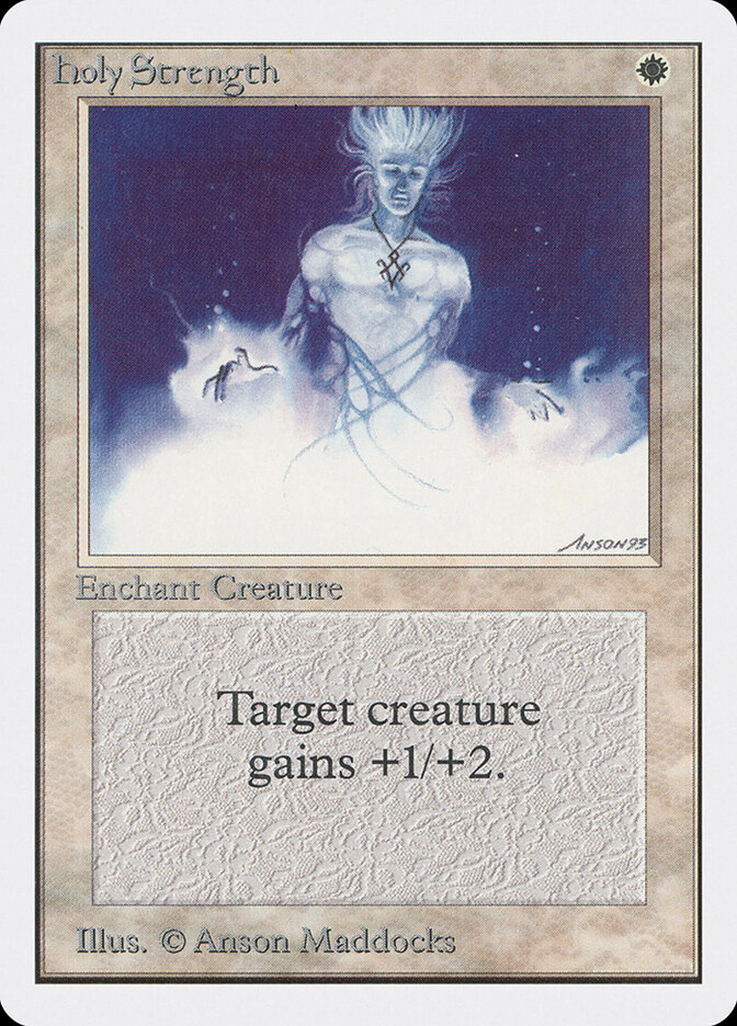 Holy Strength card front