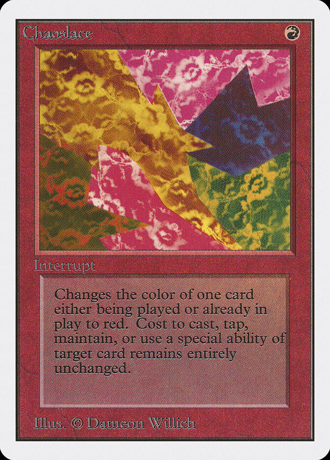 Chaoslace card front