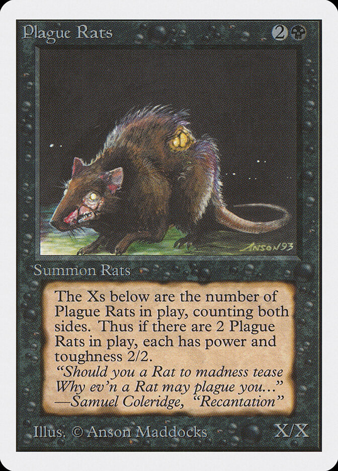 Plague Rats card front