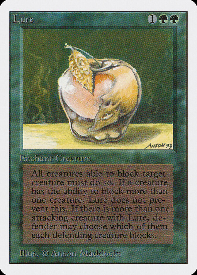 Lure card front