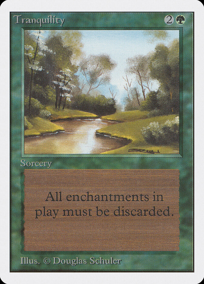 Tranquility card front