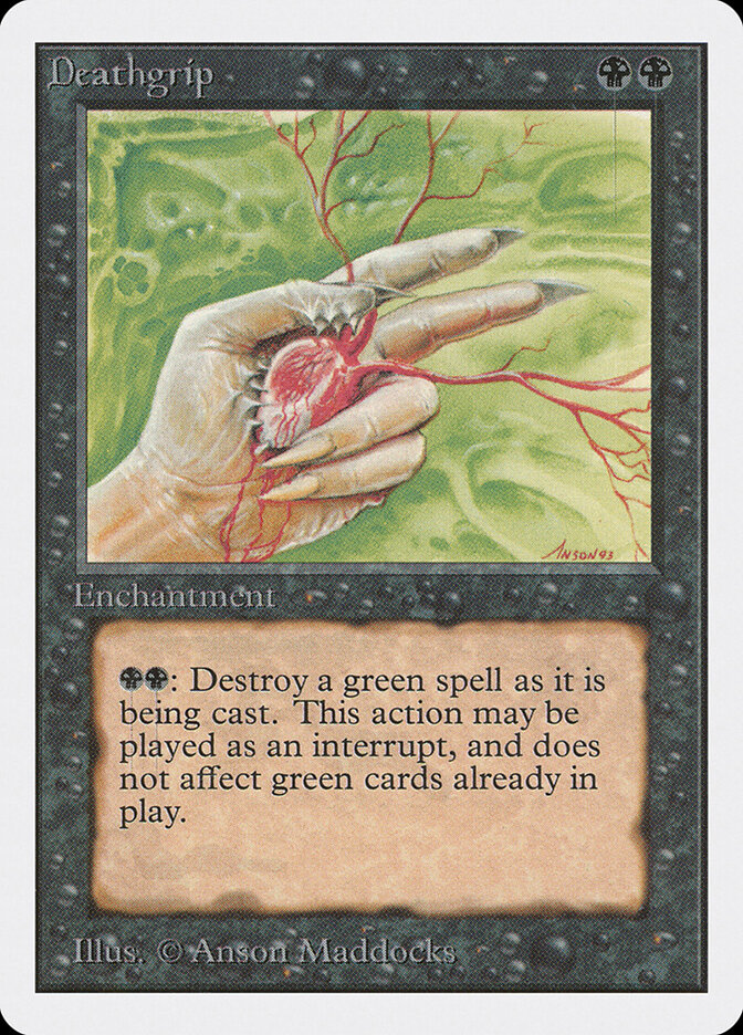 Deathgrip card front