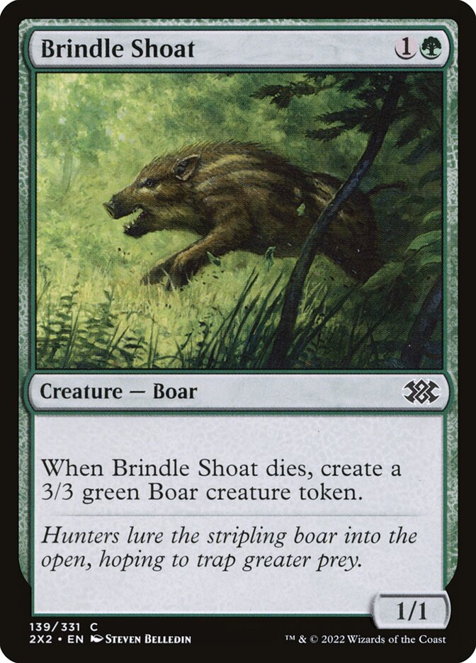 Brindle Shoat card front