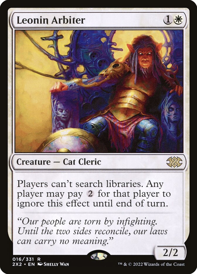 Leonin Arbiter card front