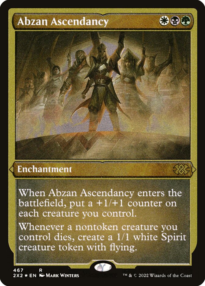 Abzan Ascendancy card front