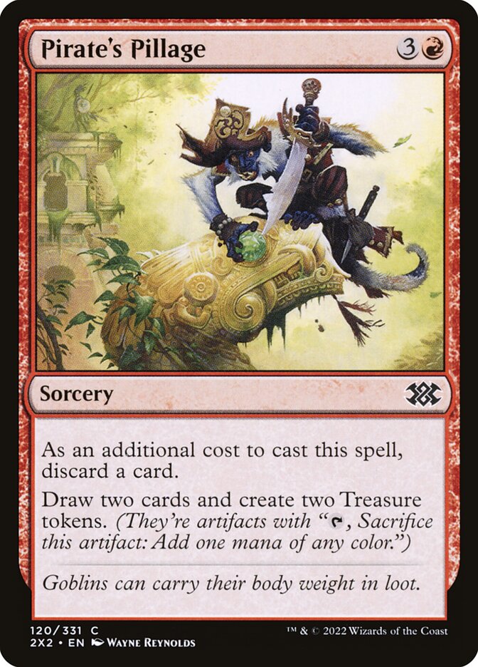 Pirate's Pillage card front