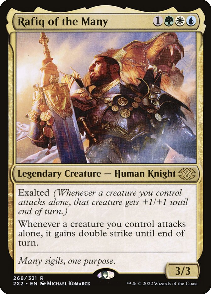 Rafiq of the Many card front