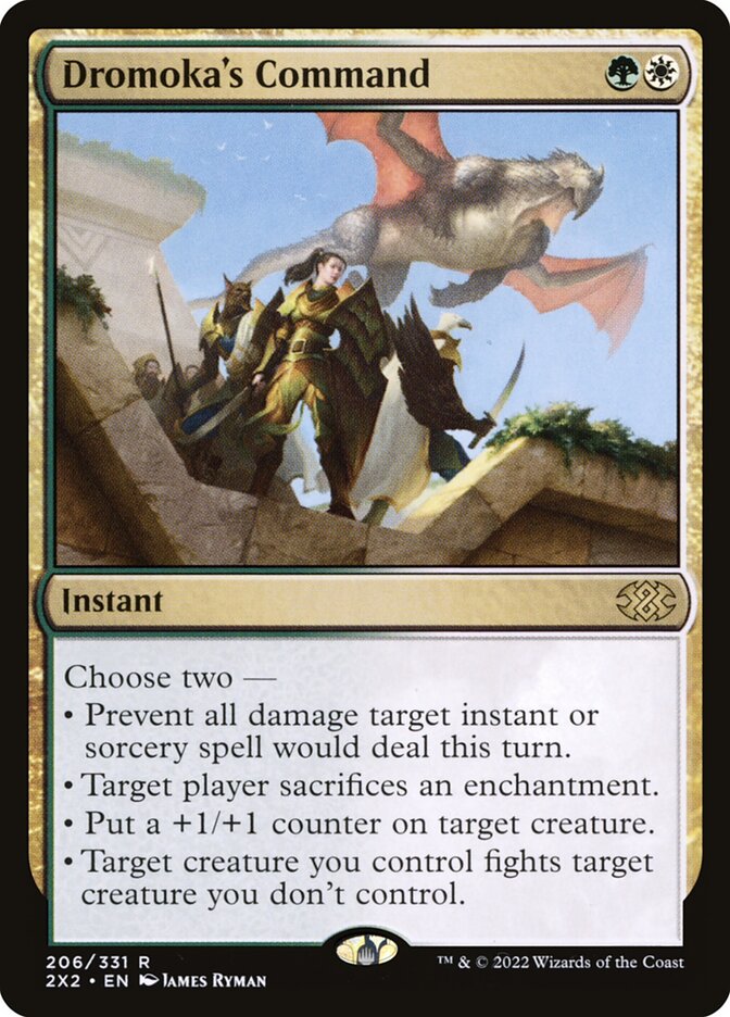 Dromoka's Command card front