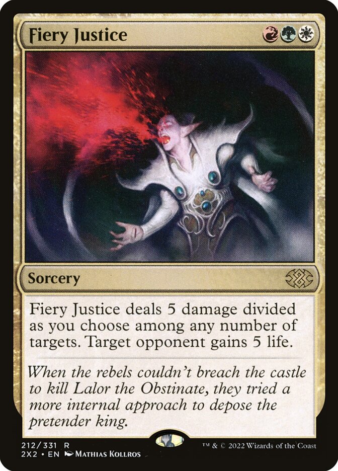 Fiery Justice card front
