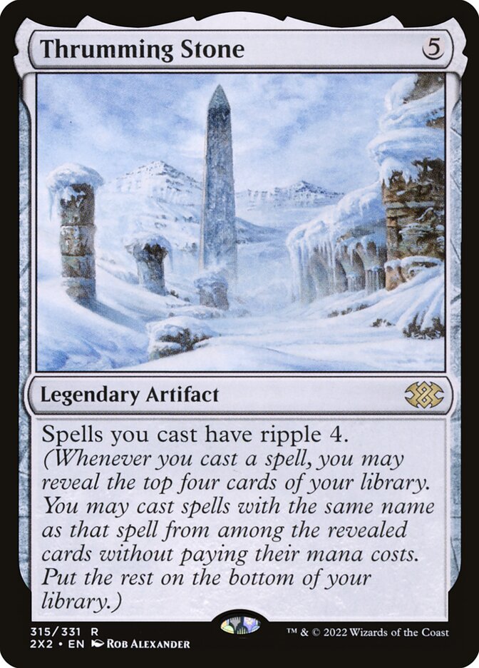 Thrumming Stone card front