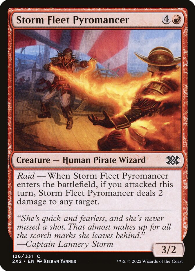 Storm Fleet Pyromancer card front