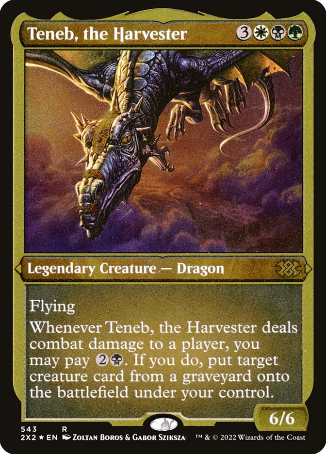 Teneb, the Harvester card front