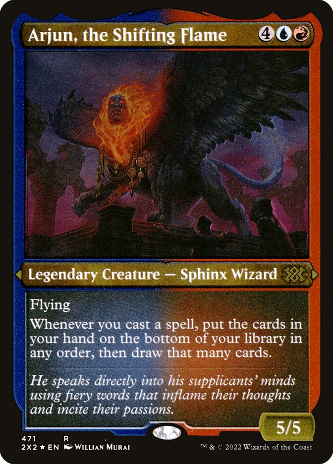 Arjun, the Shifting Flame card front