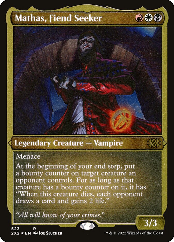 Mathas, Fiend Seeker card front