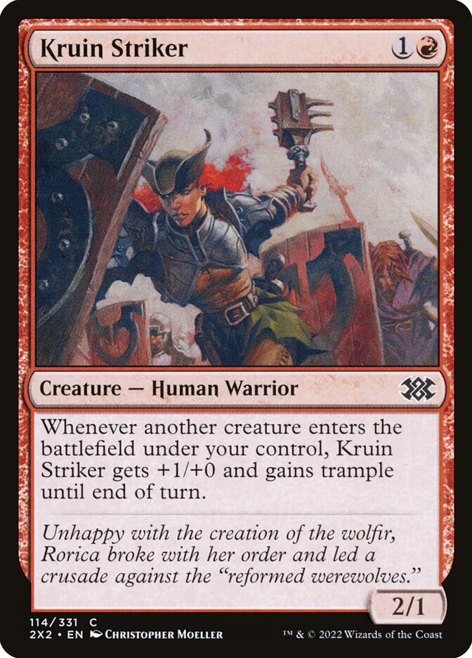 Kruin Striker card front