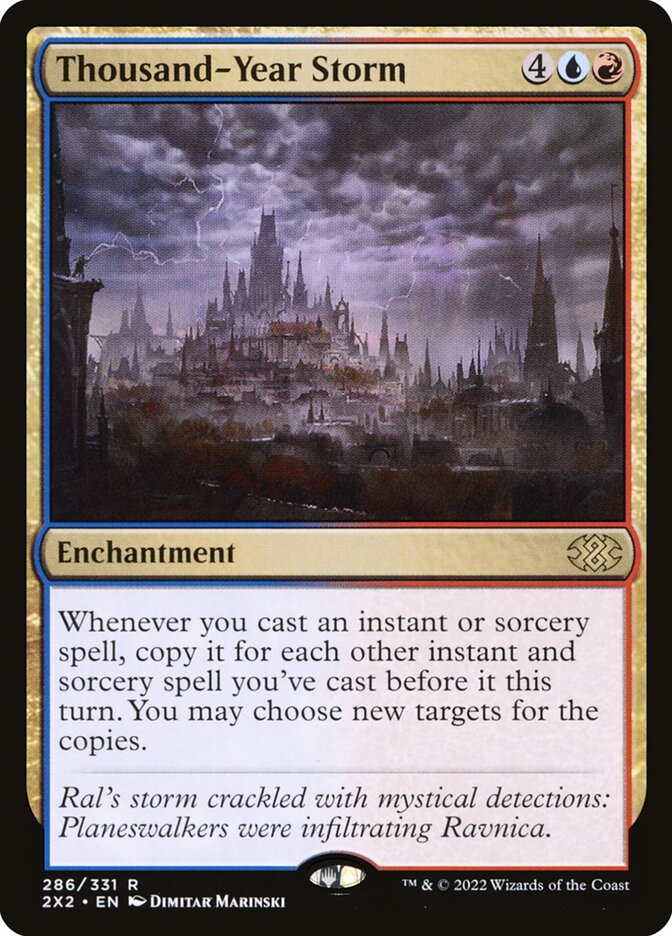 Thousand-Year Storm card front