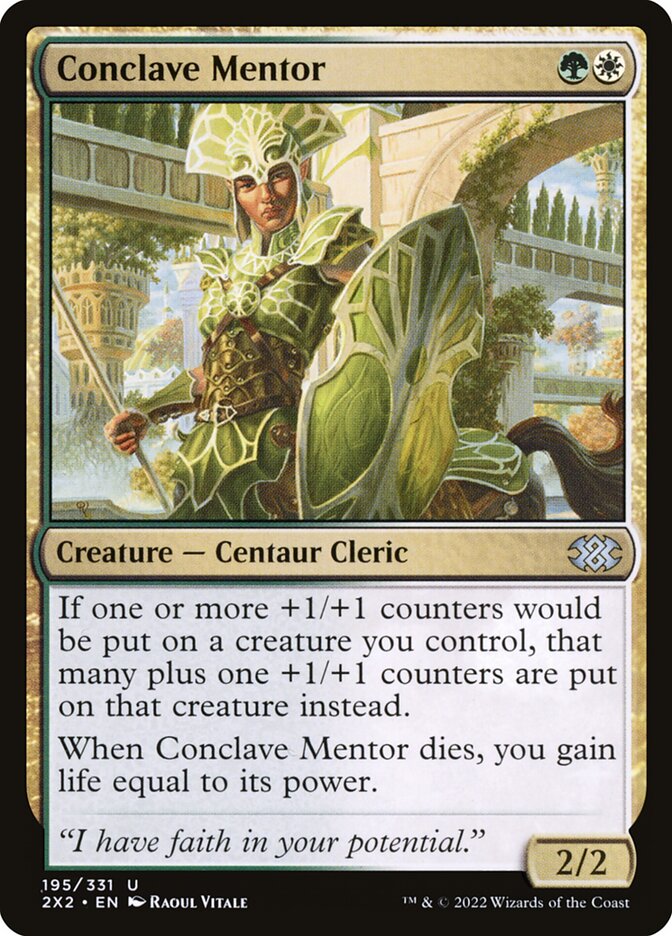 Conclave Mentor card front