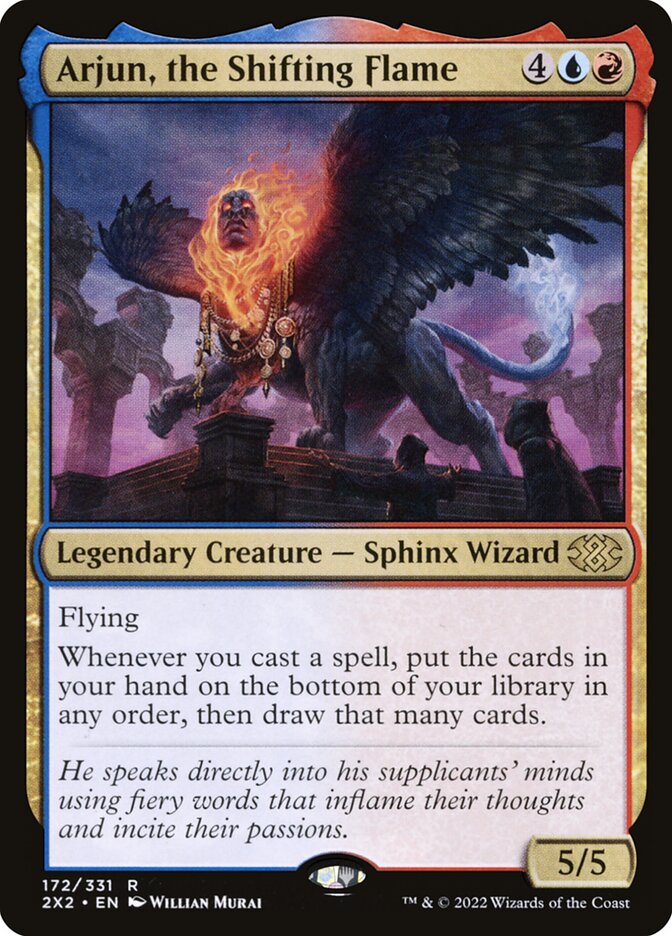 Arjun, the Shifting Flame card front
