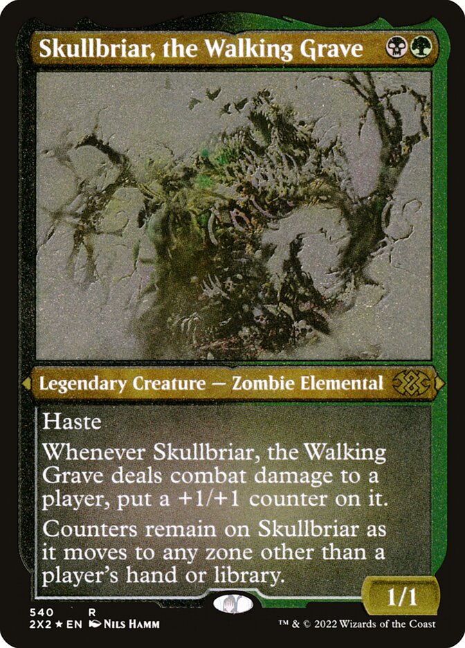 Skullbriar, the Walking Grave card front