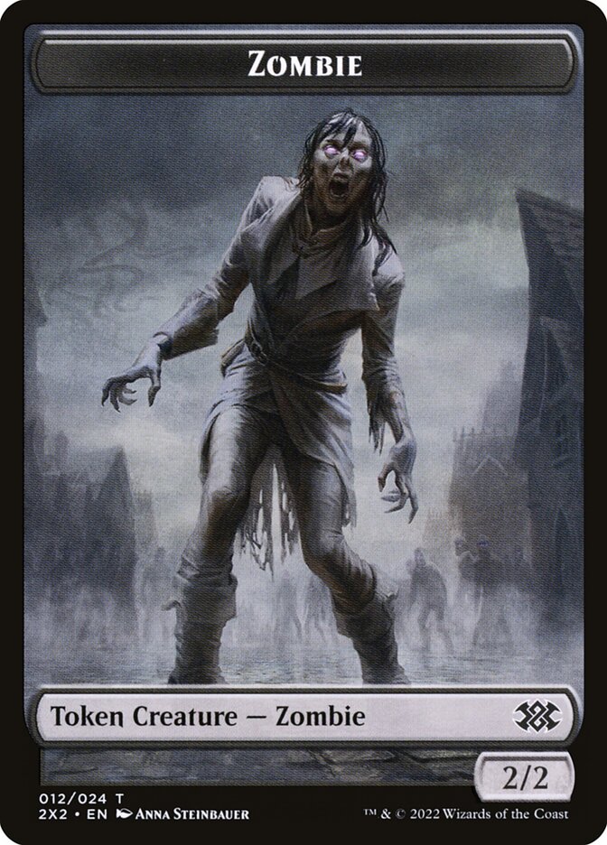 Zombie card front