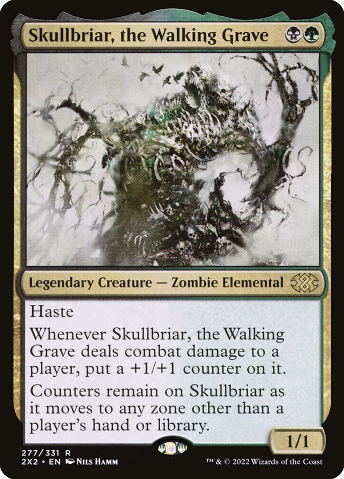Skullbriar, the Walking Grave card front