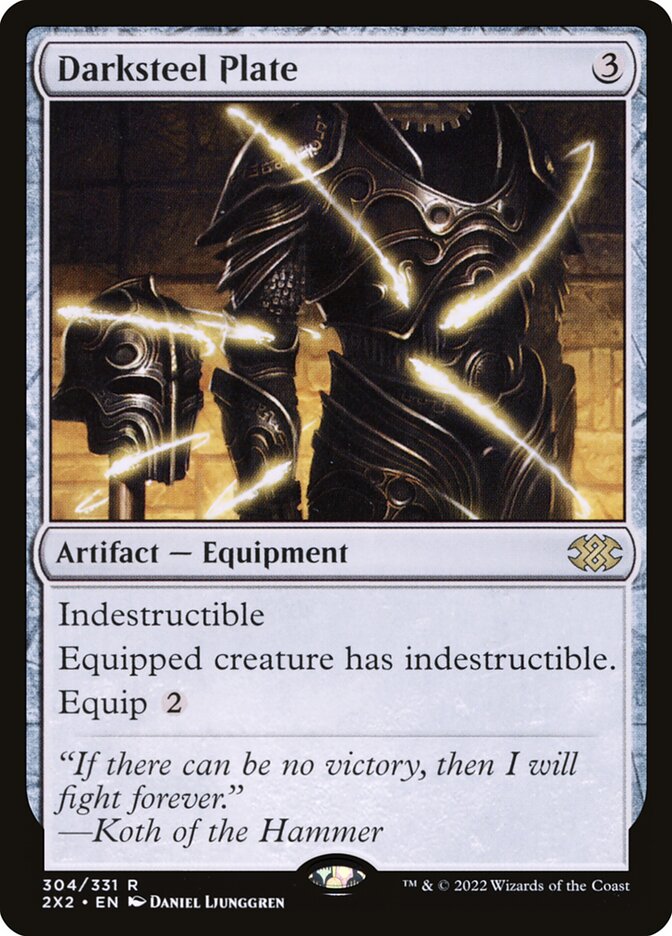 Darksteel Plate card front