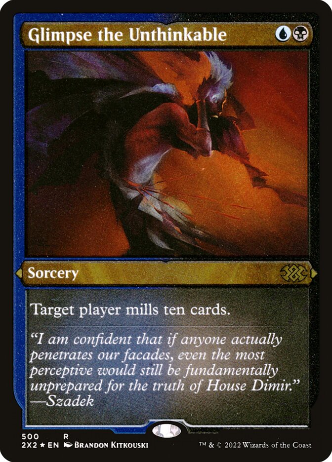 Glimpse the Unthinkable card front