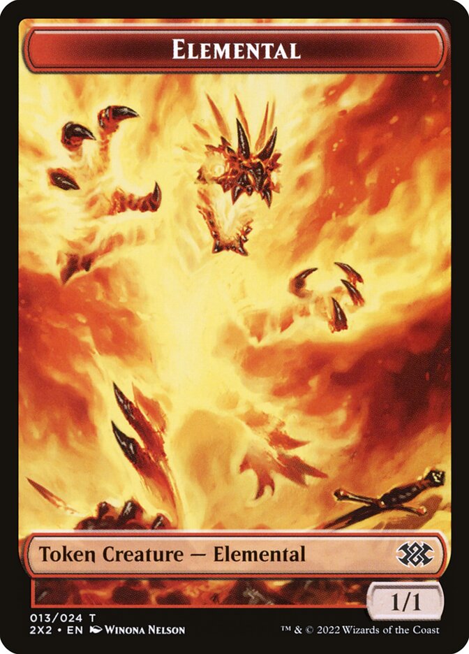 Elemental card front