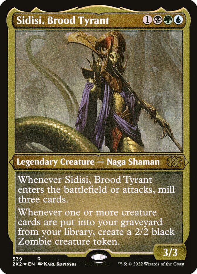 Sidisi, Brood Tyrant card front