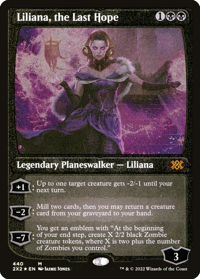 Liliana, the Last Hope card front