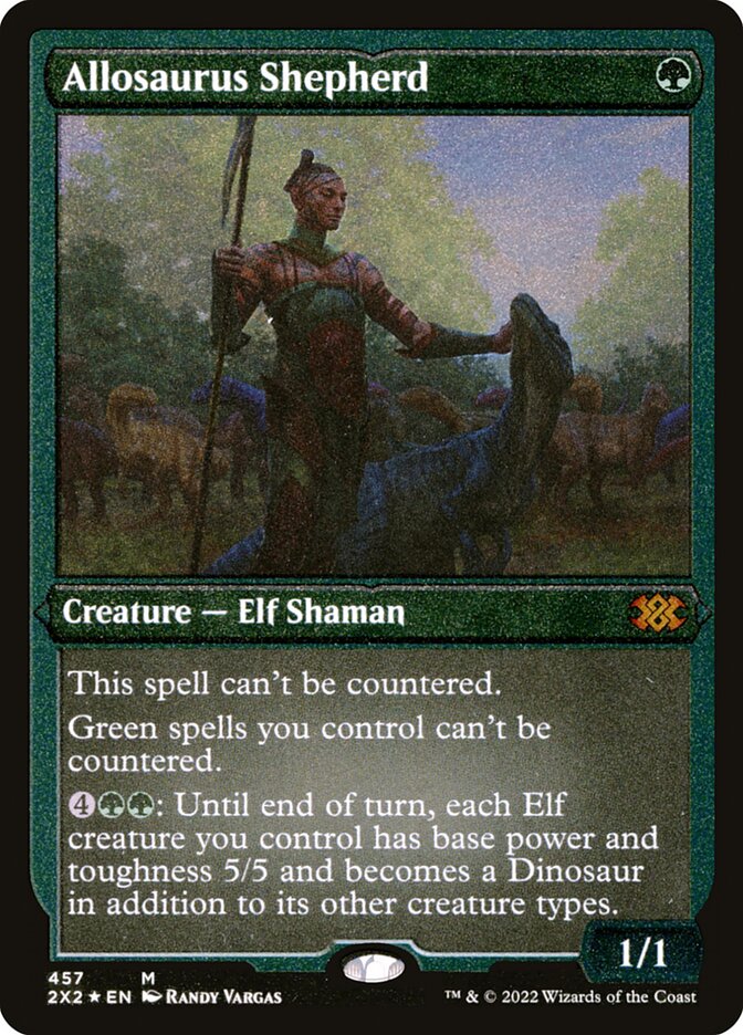 Allosaurus Shepherd card front