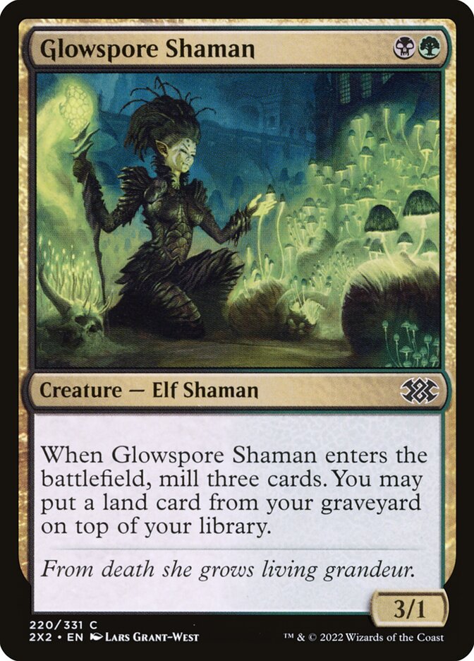 Glowspore Shaman card front