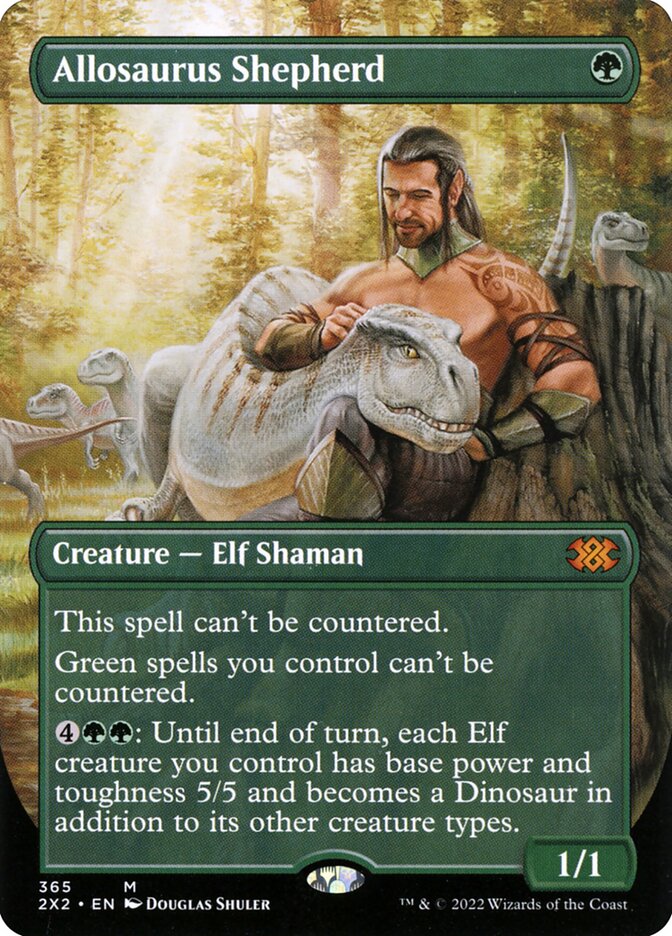 Allosaurus Shepherd card front