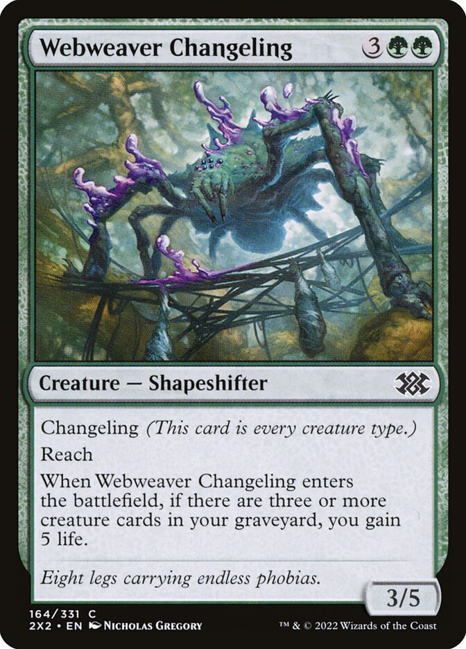 Webweaver Changeling card front