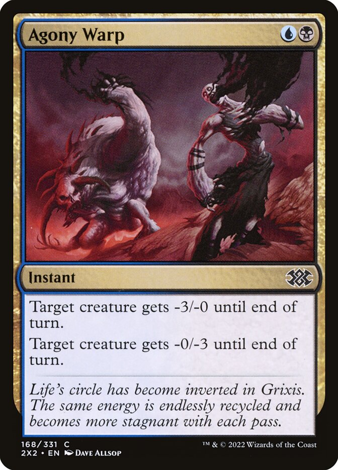Agony Warp card front