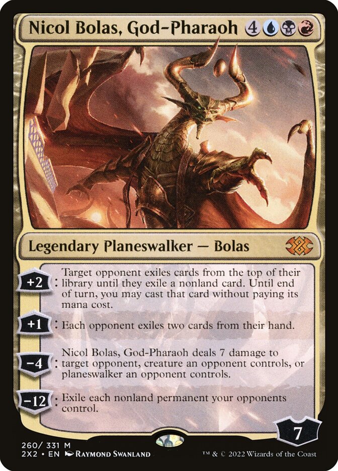 Nicol Bolas, God-Pharaoh card front