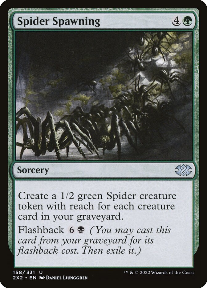 Spider Spawning card front