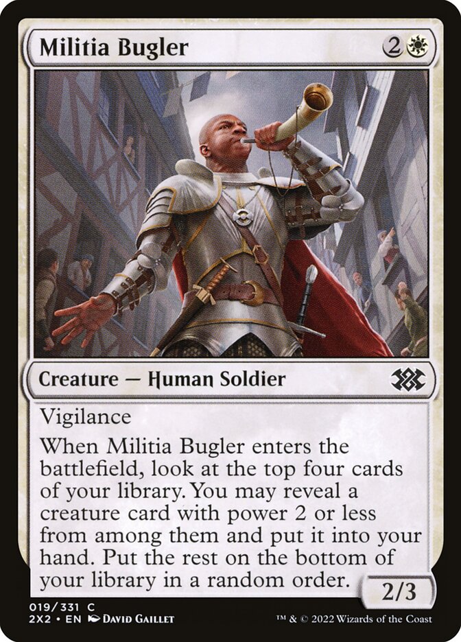 Militia Bugler card front