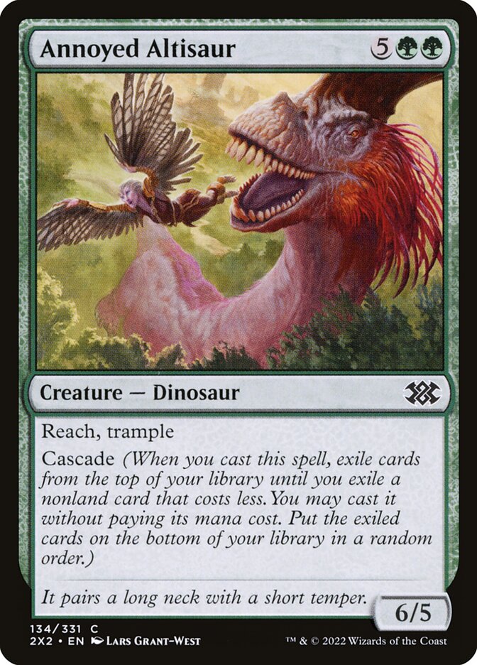 Annoyed Altisaur card front