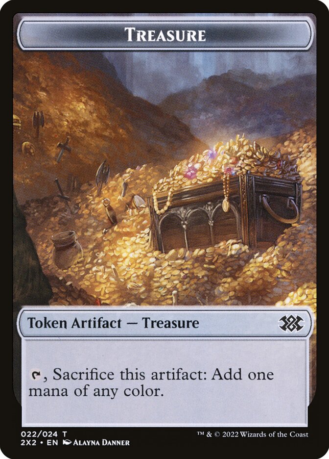 Treasure card front