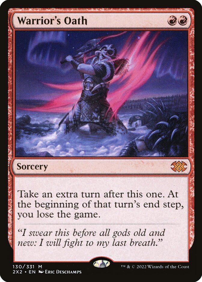 Warrior's Oath card front