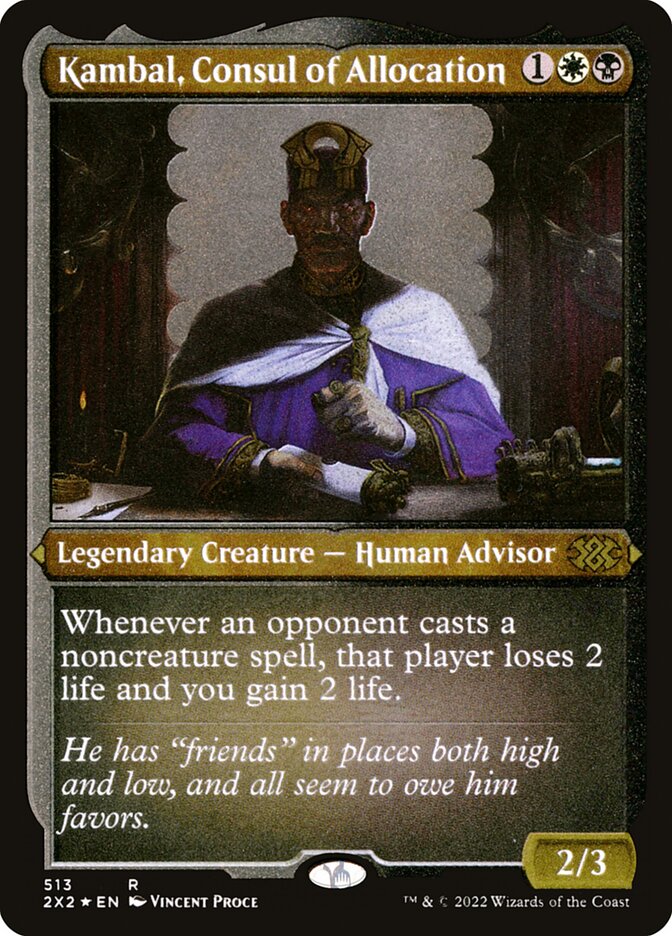 Kambal, Consul of Allocation card front