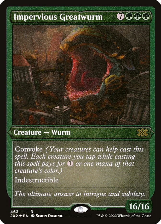 Impervious Greatwurm card front