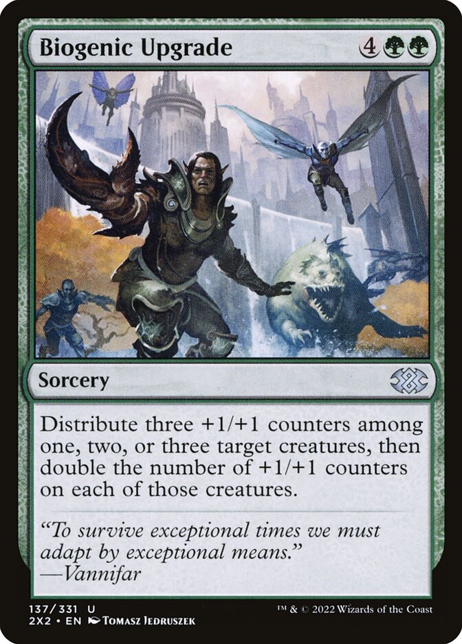 Biogenic Upgrade card front