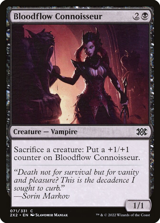 Bloodflow Connoisseur card front