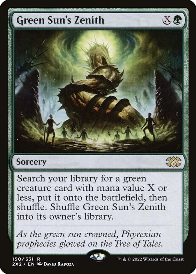 Green Sun's Zenith card front