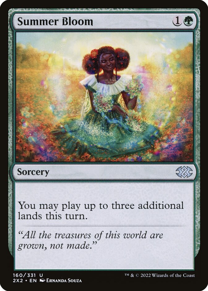 Summer Bloom card front