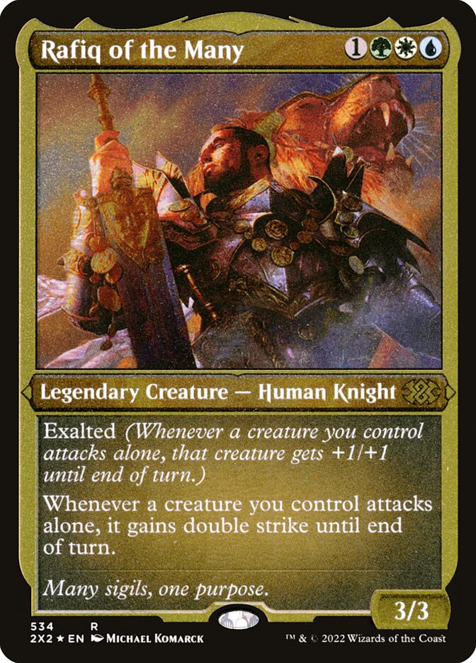 Rafiq of the Many card front